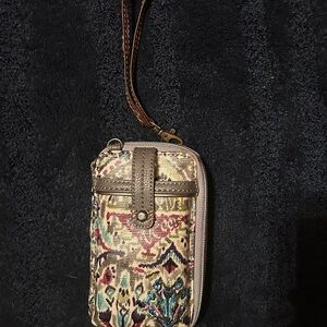 Bohemian Patterned Wristlet